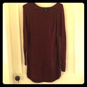 Missimo maroon sweater dress